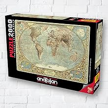 Amazon.com: Anatolian Puzzle - World Map, 2000 Piece Jigsaw