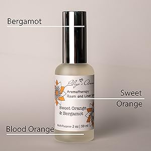 orange room spray, orange scent, bedroom essential