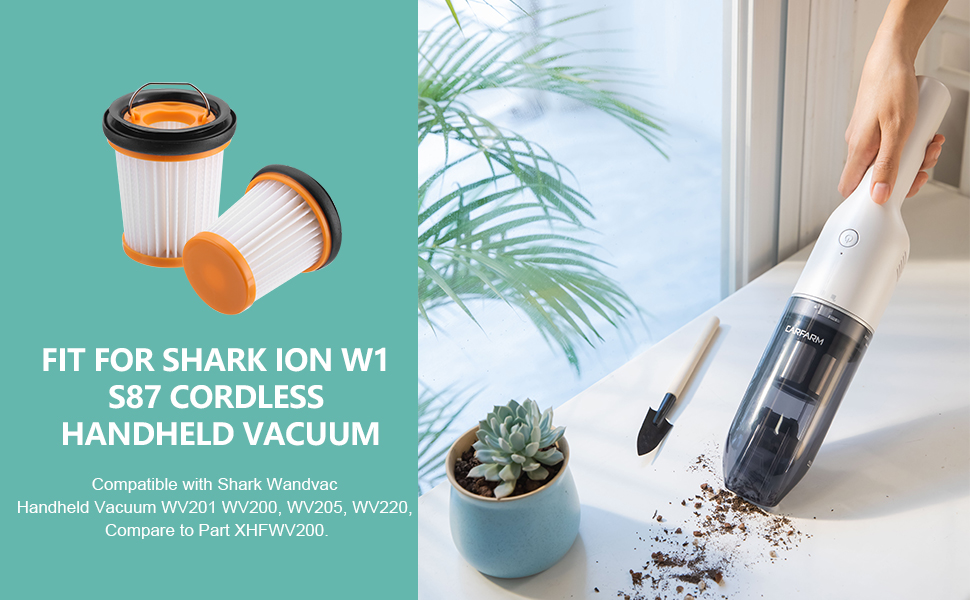 4 Pack Replacement Filter for Shark WandVac ION W1 Cordless