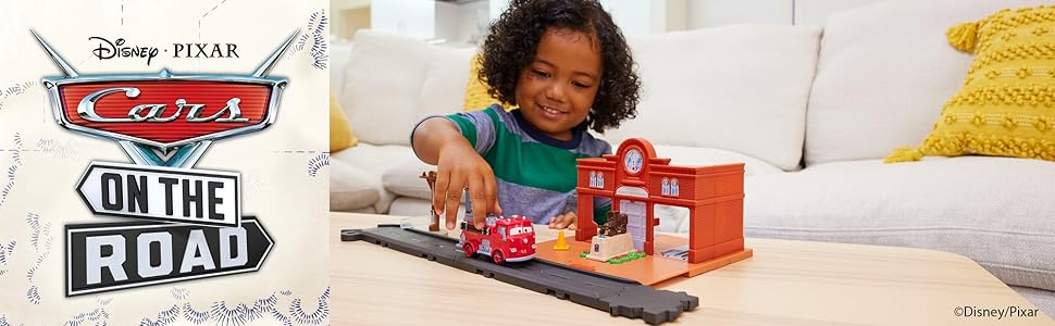 カーズ RED'S FIRE STATION プレイセット カーズ　マテル ASTRO ZOMBIES | MATTEL CARS ON THE ROAD プレイセット RED'S