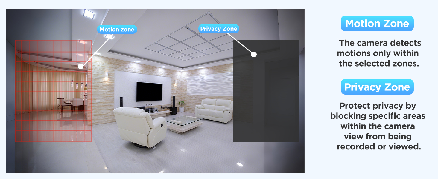 Motion and Privacy Zone