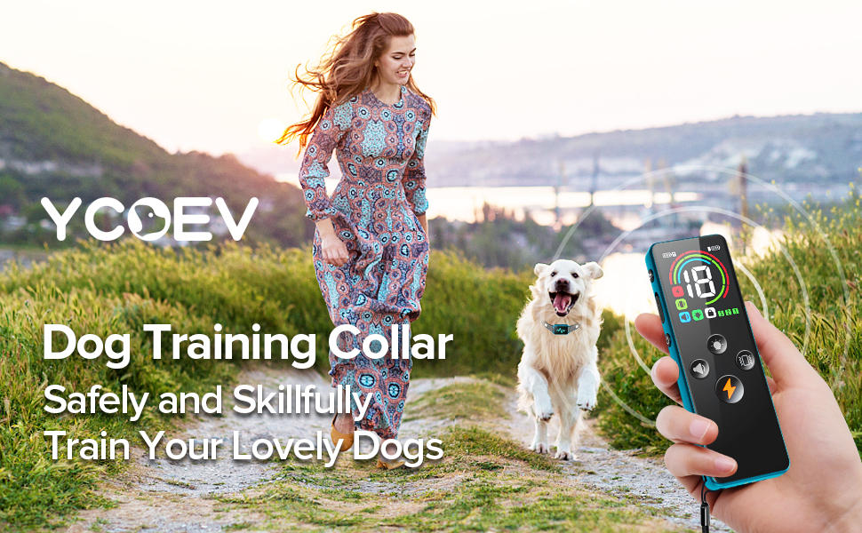 Dog Training Collar, Ycoev Dog Shock Collar with Remote