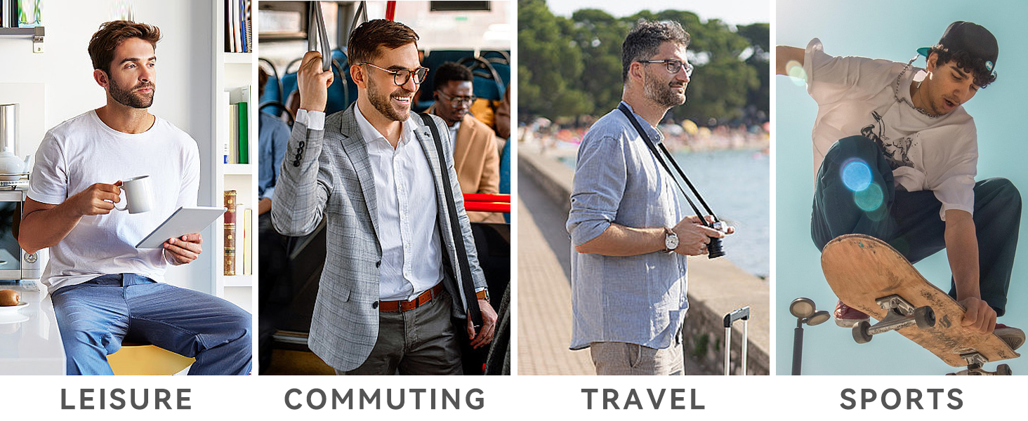 Application scenario: suitable for daily wear, leisure, commuting, light sports, travel and so on.