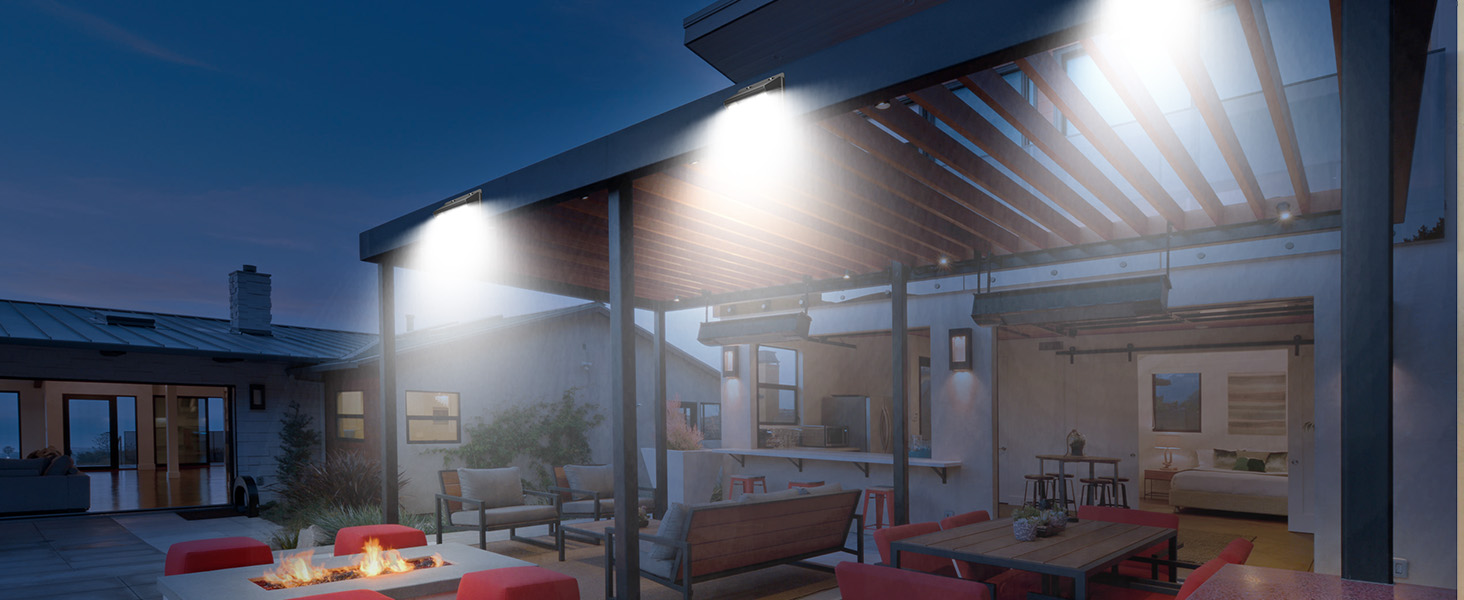 solar wall lights