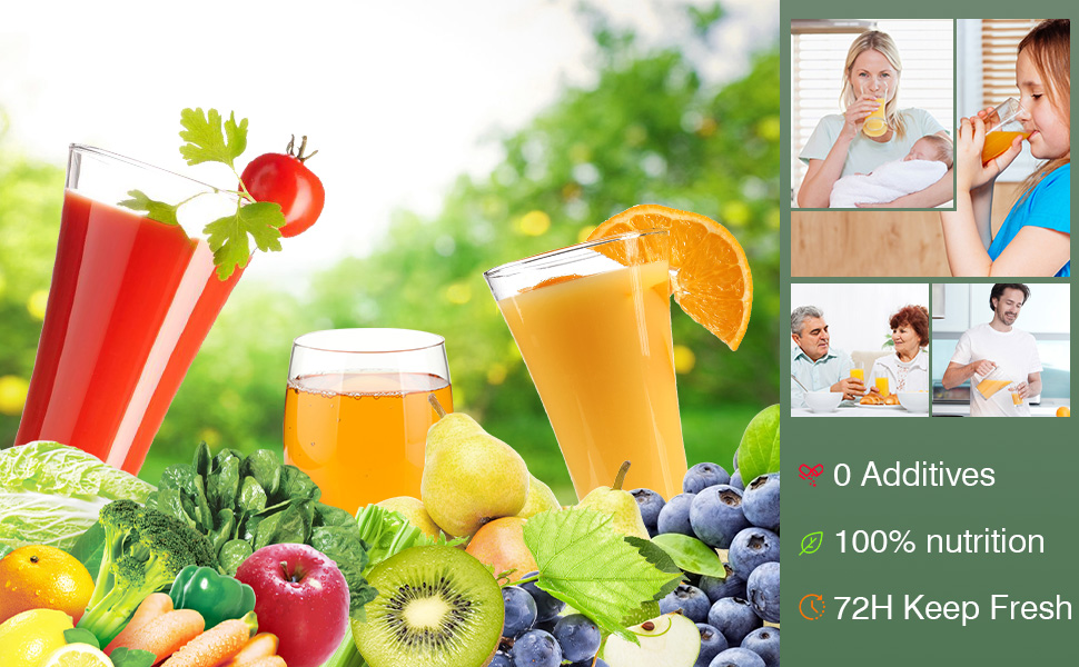 Vegetable Juicers for Celery Wheatgrass Ginger Beets, Fruit