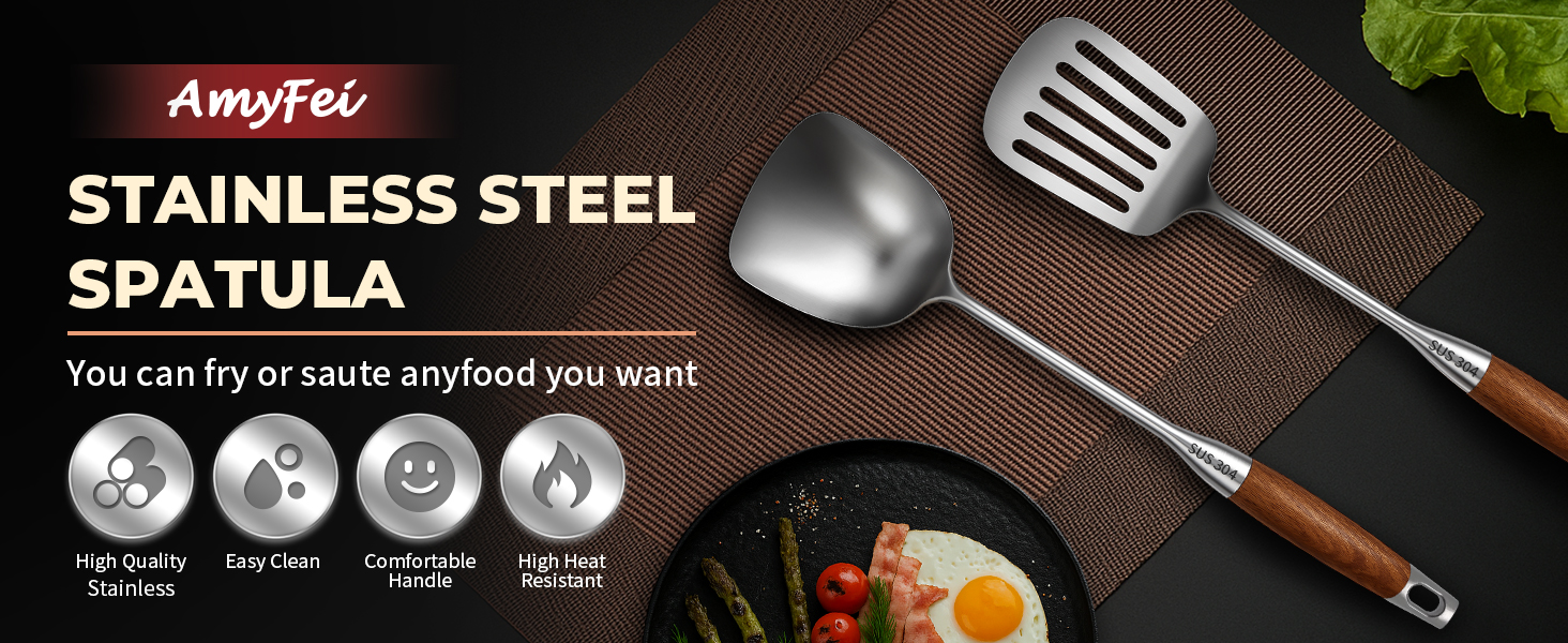 304 Stainless Steel Wok Spatula