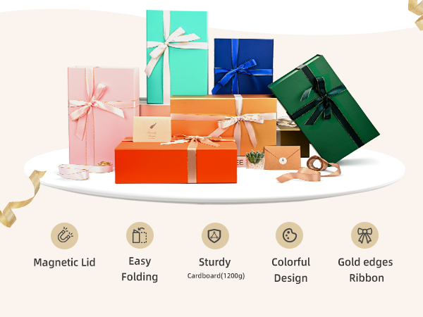 Amazon.com: LIFELUM Empty Gift Boxes 1 Pack 13.85 x 8.35 x