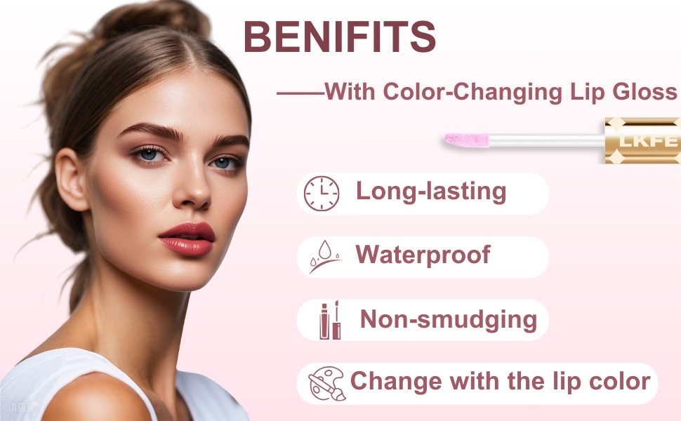 Benefits using of color changing Lip Gloss