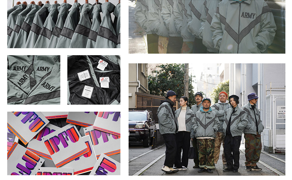 【パンダ】米軍実物 デッドストック US ARMY IPFU L-R MILITARY ナイロンジャケット 実物 新品 デッドストック 米軍
