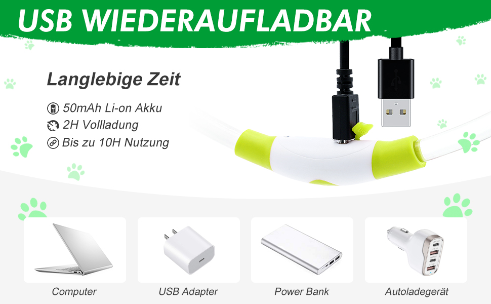 Luminous Dog Collar Amazon.de Pet Supplies