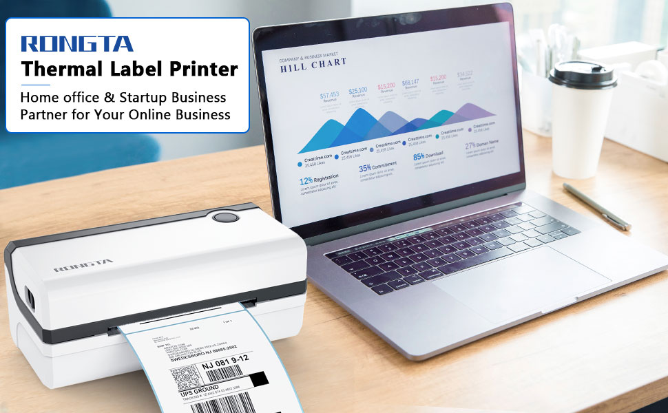 Rongta 4x6 Label Printer for Shipping Package, USB Thermal Printer