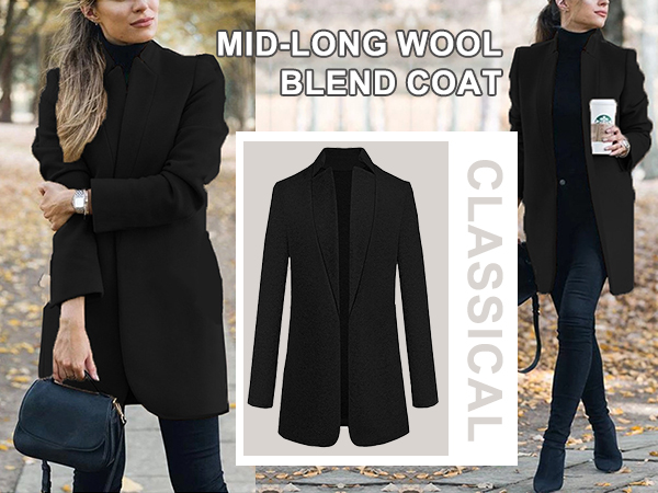 Amazon.com: Omoone Women's Basic Stand Collar Slim Fit