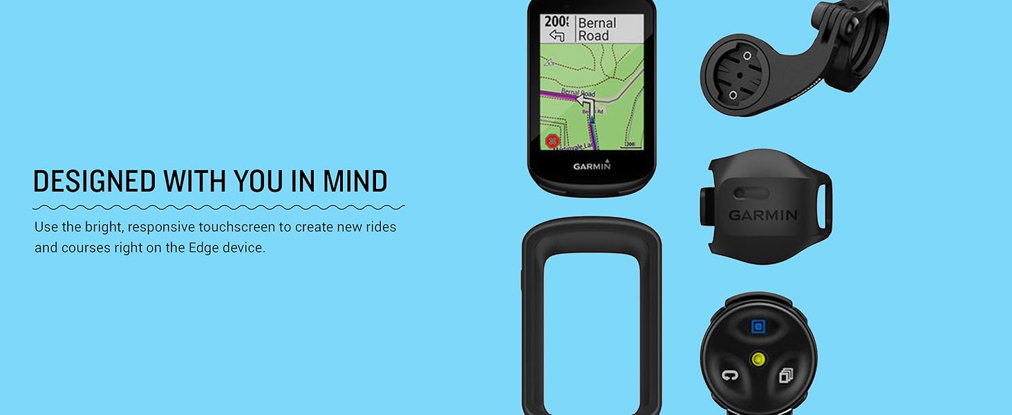 Garmin Edge 830 Mountain Bike Bundle, Performance Touchscreen GPS Cycling/Bike Computer with