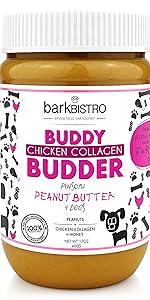 dog peanut butter, buddy budder, pumpkin peanut butter, pooch pancakes, slobber stix