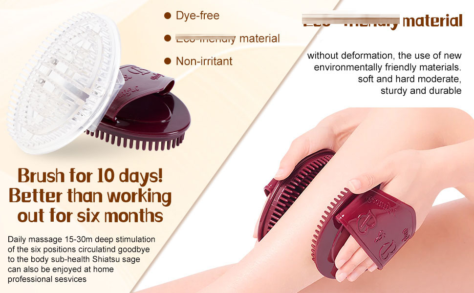 Acupressure Meridian, Scalp Massage, Full Body Relaxation Comb