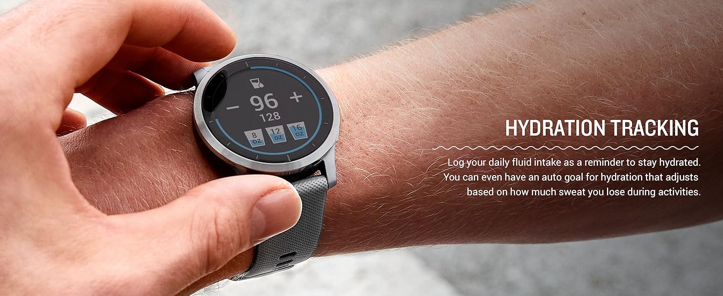 Garmin Vivoactive 4, GPS Smartwatch, Features Music, Body Energy