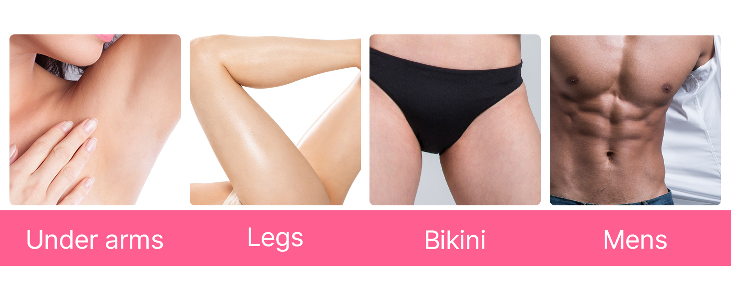Quick and easy hair removal on any part