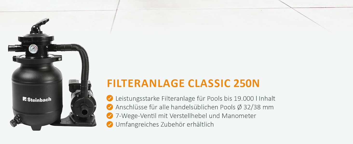Steinbach Filteranlage Classic 250N, 3,8 m³/h Umwälzleistung, für-invalides-Unterwasserfilter, ideal für Privathaushalte 3cdd04fd 3ad0 4f96 A9f1 C4b445c8b5f3. CR0,0,1952,800 PT0 SX1464 V1