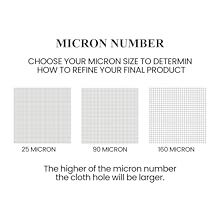 Amazon.com: Gutenberg's Tough Micron Stainless Steel Mesh