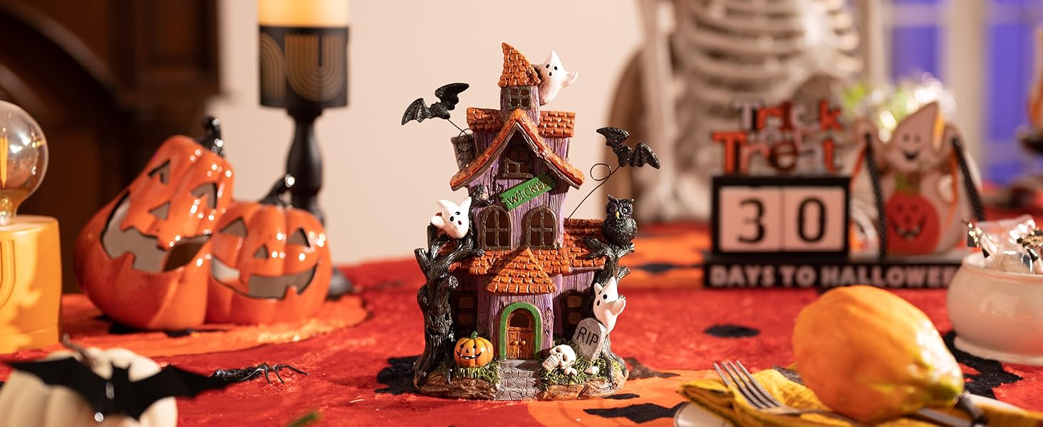 halloween village