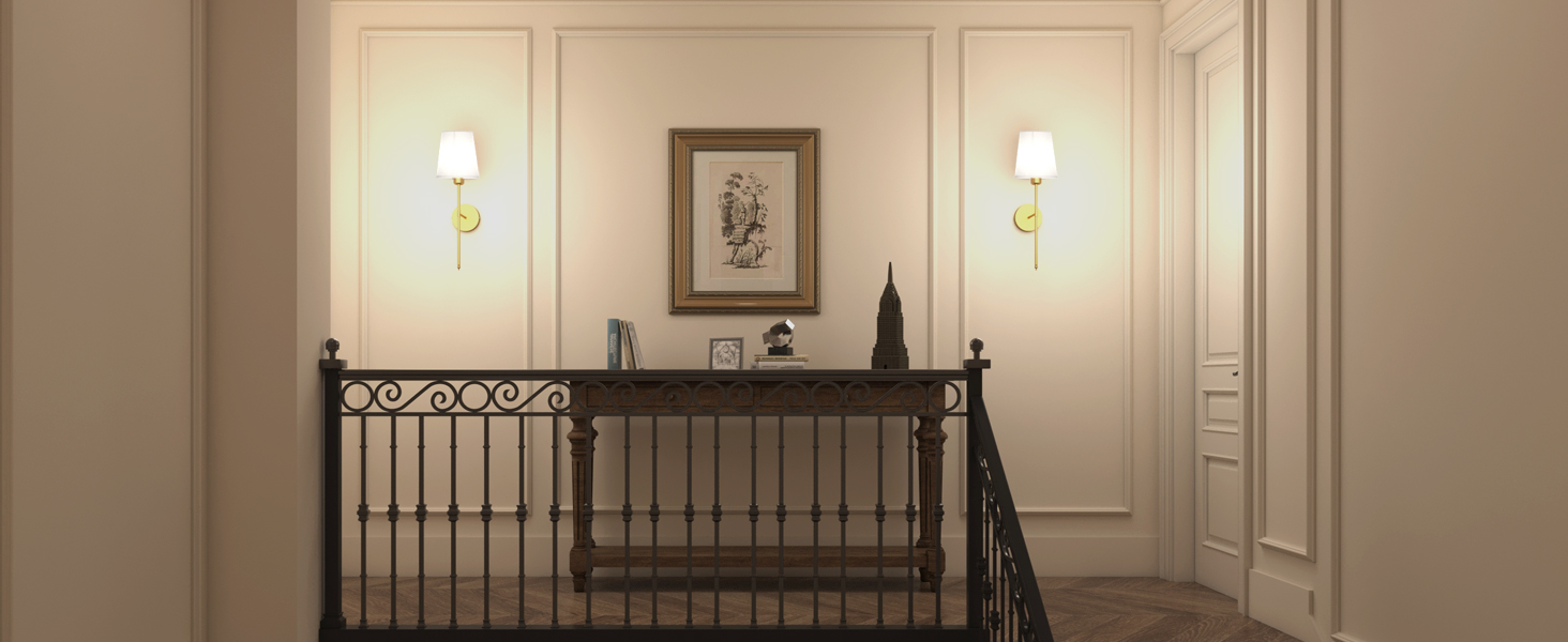 Wall Sconce Gold6-4