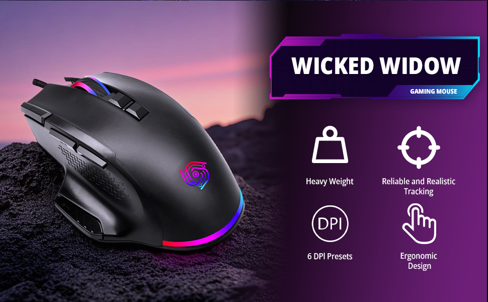 wired gaming mouse