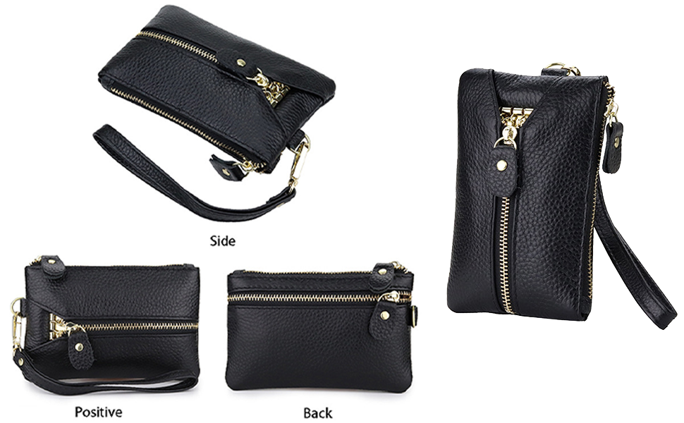 WBQMUNY Wallet And Key Organizer,Coin Leather Key Holder