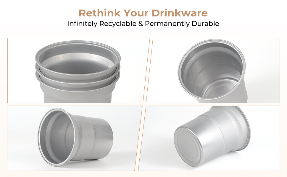 16oz Aluminum Cups