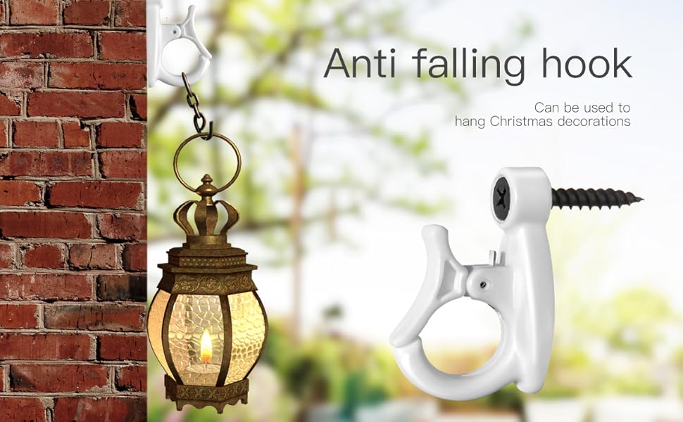Elrswy Light Hanger Hooks,String Light Hooks,Screwin Hooks