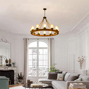 Wagon Wheel Chandelier