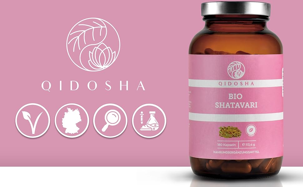 Bio Shatavari Kapseln hochdosiert
