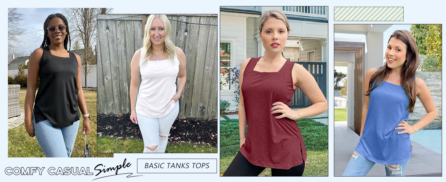 floral tank tops for women