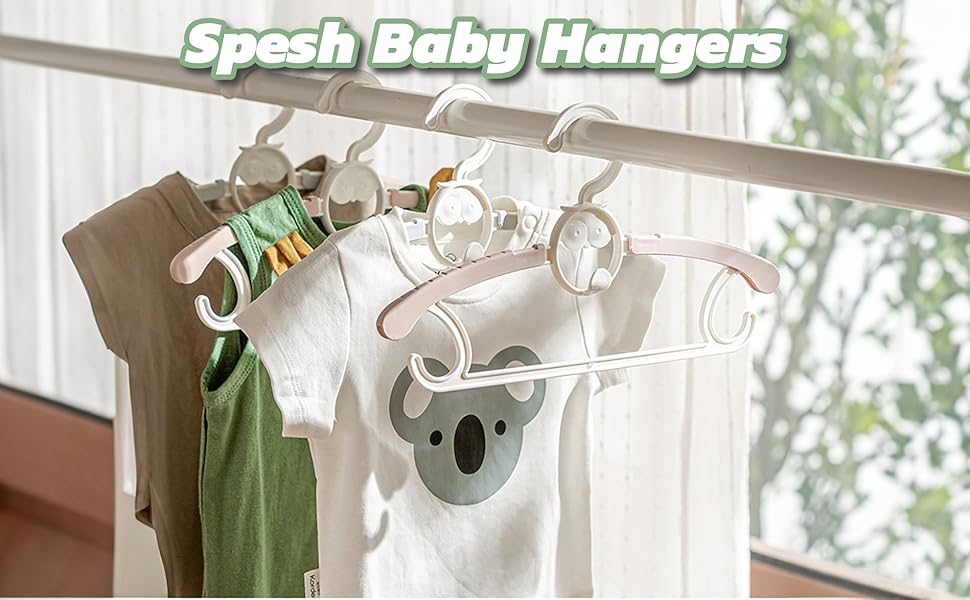 Spesh 20 Pcs Kids Coat Hangers 29.539cm Plastic Baby Hangers