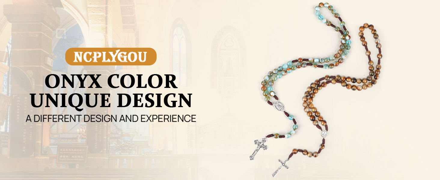 Rosary Beads Catholic Necklace