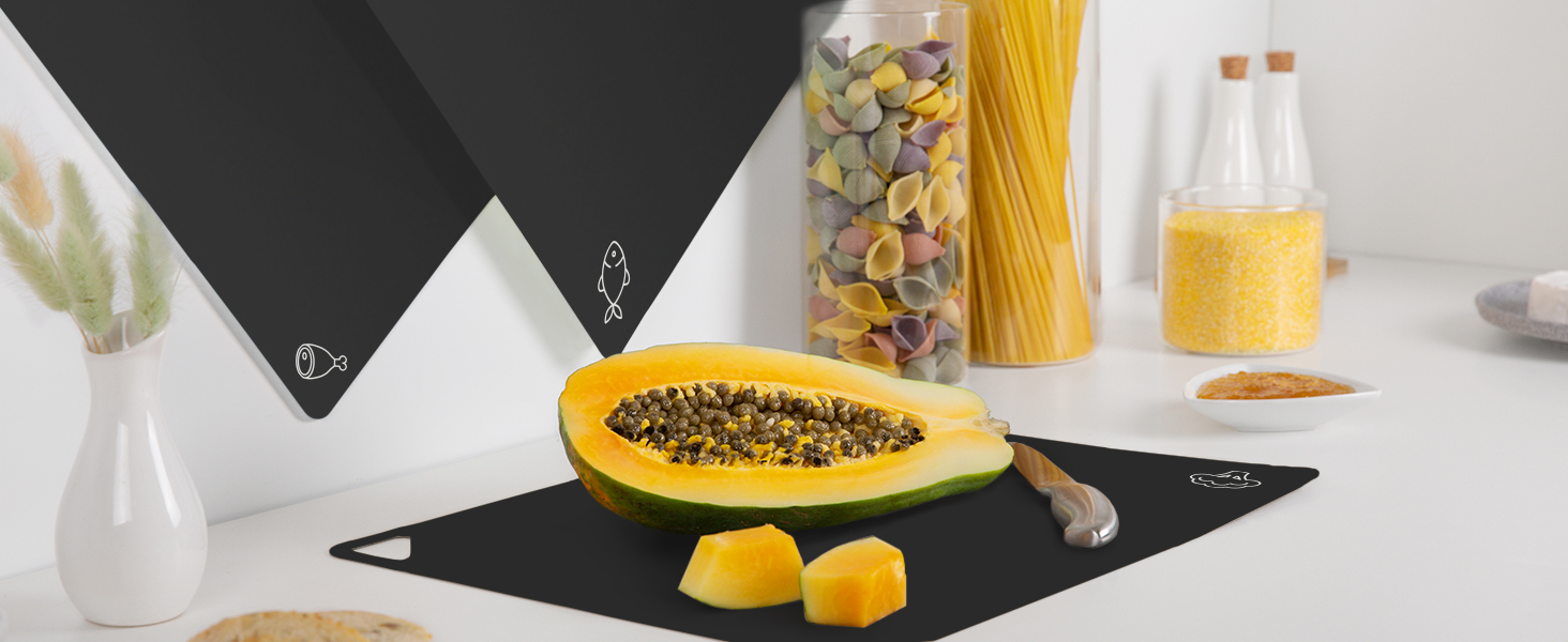 Flexible Cutting Boards for Kitchen, Cutting Mats for Cooking