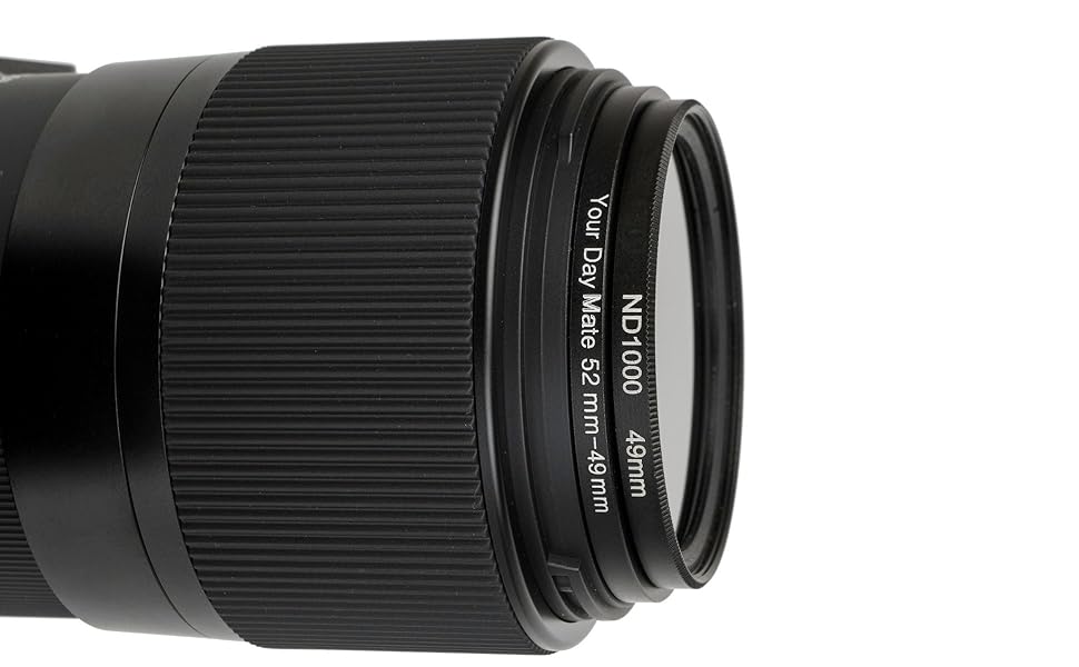 YourDayMate Bague Step Down ultra fine en aluminium pour objectif Ø 72 mm et filtre Ø 67 mm