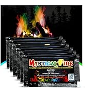 Mystical Fire Color Changing Packets Fire Pits Campfire Long-Lasting Enchanted Multi-Color Magica...