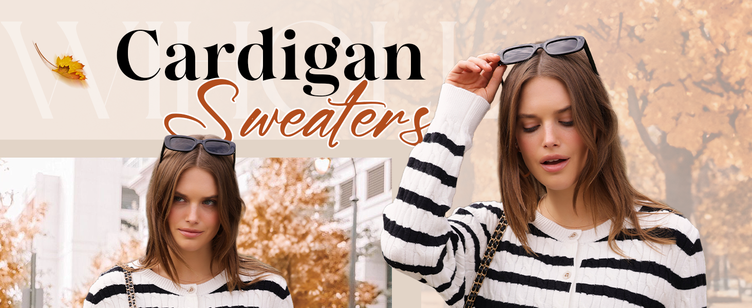 cardigan sweaters for women striped sweater women