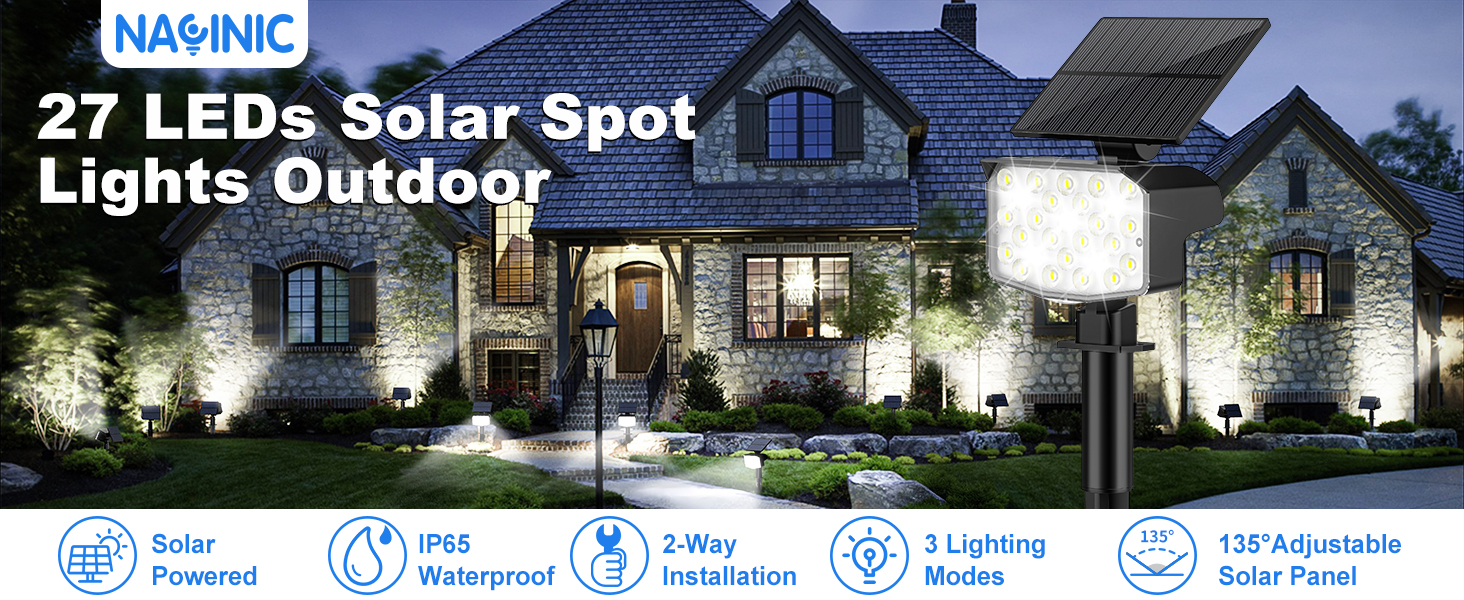 solar spot lights outdoor