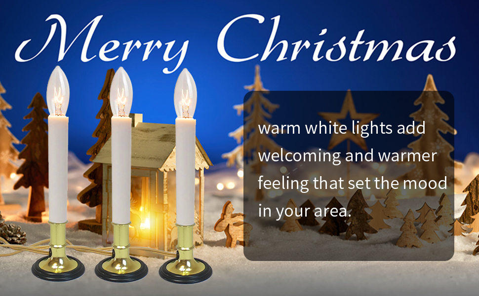 CHYParty Electric Window Candles, Electric Candles for