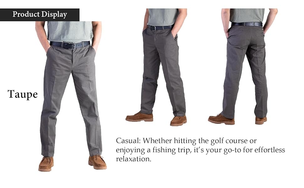 Zac Classic 100% Cotton Regular Fit Men's Chino Pants