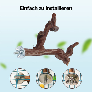 Sitzstangen für Wellensittiche