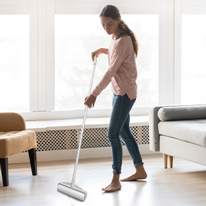 FLOOR LINT ROLLER WITH EXTENDABLE HANDLE