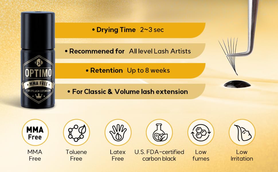 BL Lashes Optimo Glue EXTRA SAFE & STRONG eyelash extension