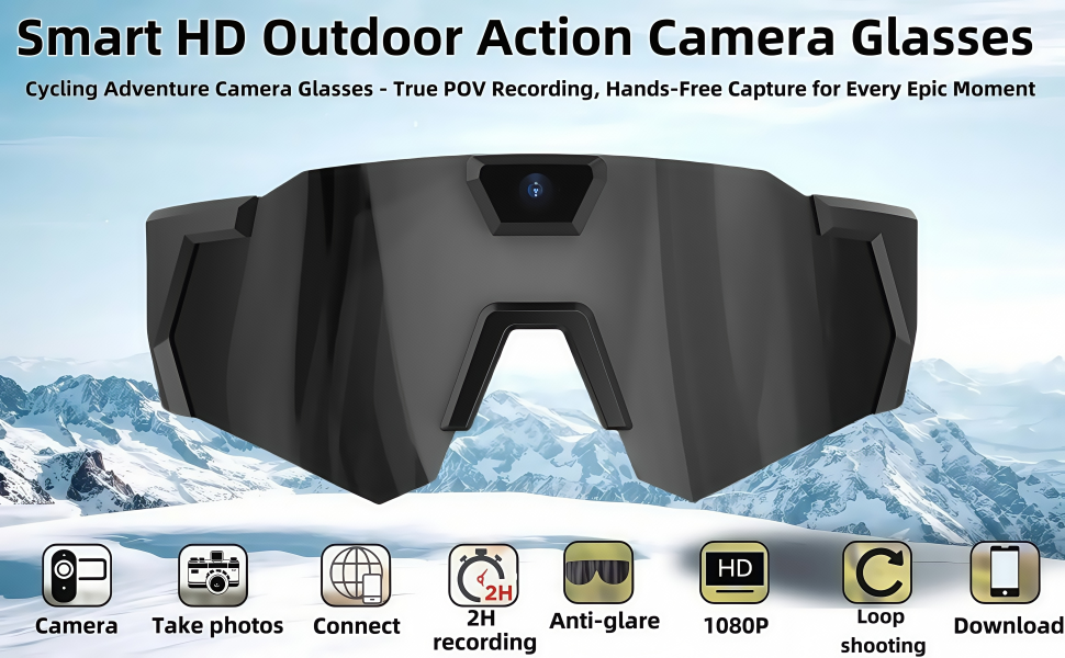lentes con camara  Smart Glasses Camera Wireless Camera Glasses