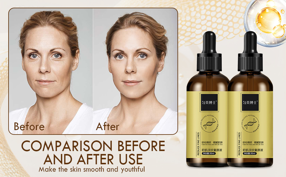 anti-wrinkle firming serum, wrinkles lifting and firming essence, anti aging face serum