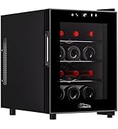 Tronitechnik Weinkühlschrank Bordeaux, Minibar, Mini-Kühlschrank, Getränkekühlschrank 31 Liter, ...