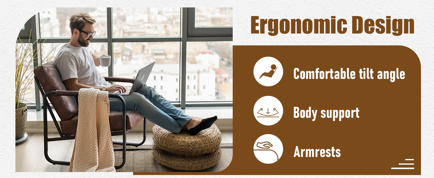 ergonomic accent chair