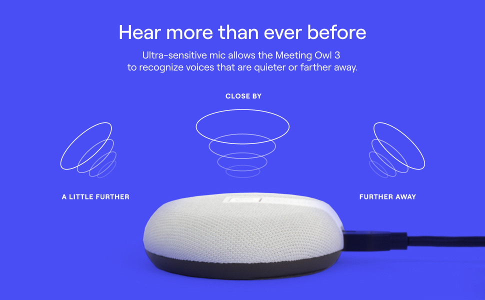 Owl Labs Expansion Mic for Meeting Owl 3 - Extend Audio