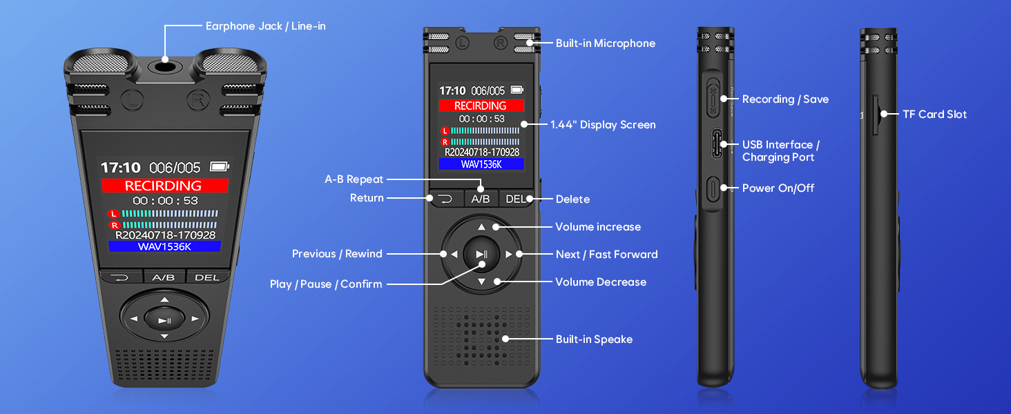 Voice Recorder with Playback